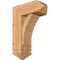 Ekena Millwork Thorton Arts and Crafts Smooth Bracket w/ Offset Brace, Western Red Cedar, 7 1/2"W x 18"D x 26"H BKT0806X18X26THR03SWR - alternate 1